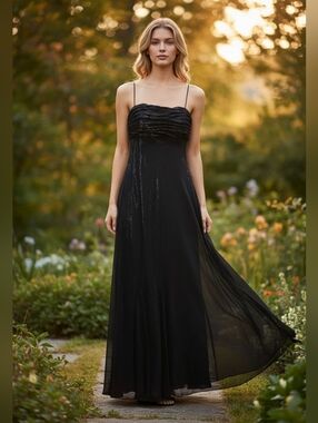 BCBGMaxAzria Black Prom Dress